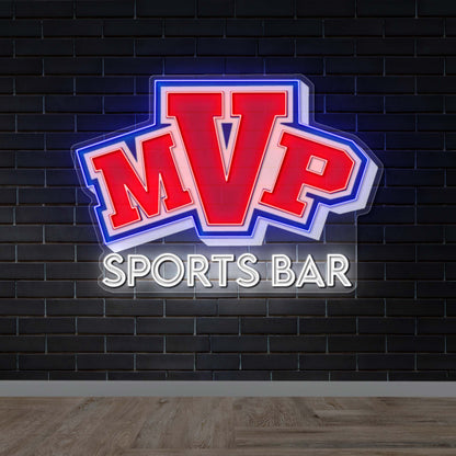 MVP Sports Bar - Premium Neon Artwork