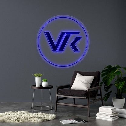 VK - Premium Neon Artwork