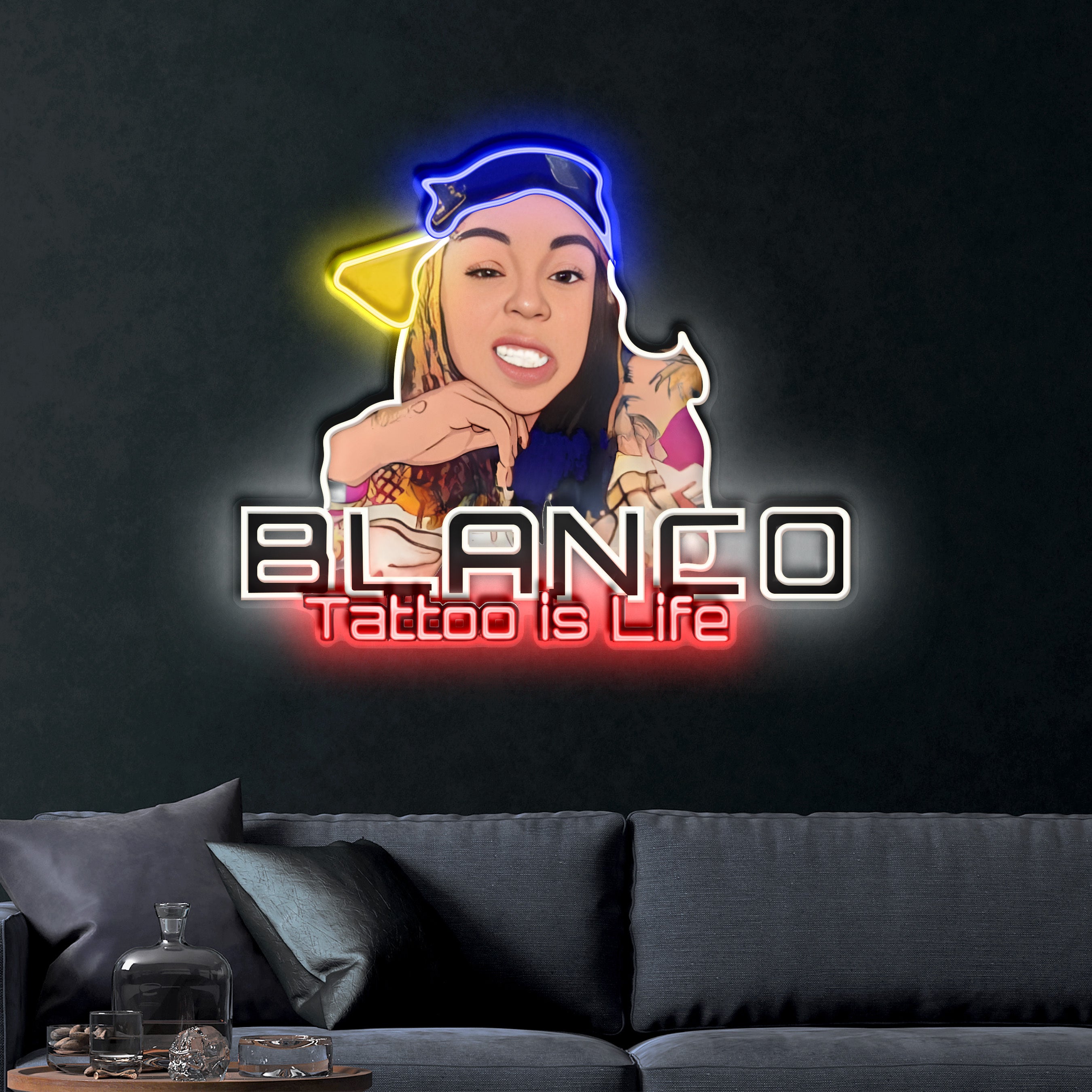 BLANCO – Premium Neon Artwork