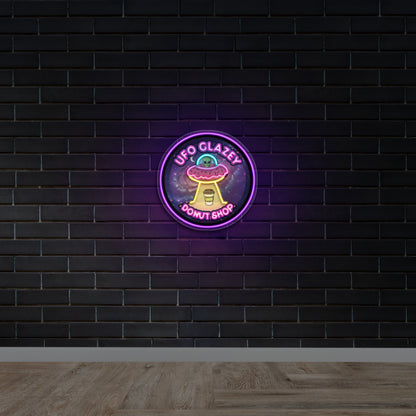 UFO Glazey - Premium Neon Artwork