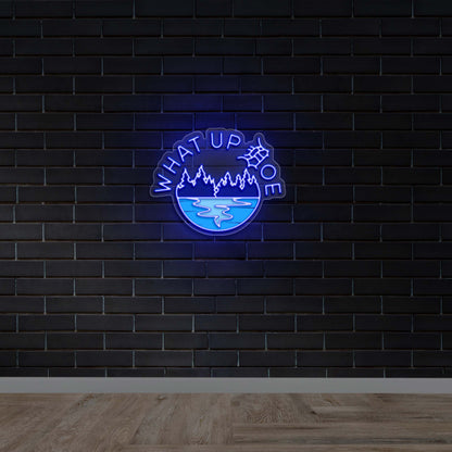 WHAT UP DOE - Premium Neon Artwork