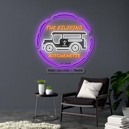 The Filipino Kitchenette - Premium Neon Artwork