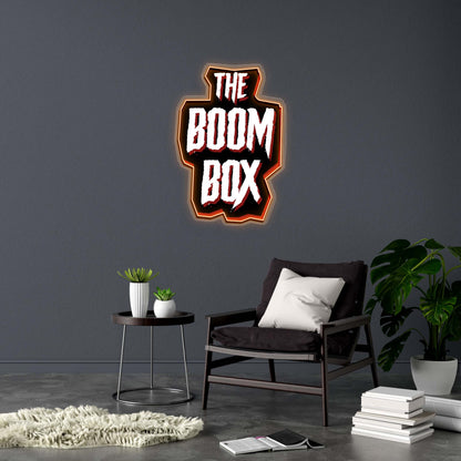 THE BOOM BOX - Premium Neon Artwork