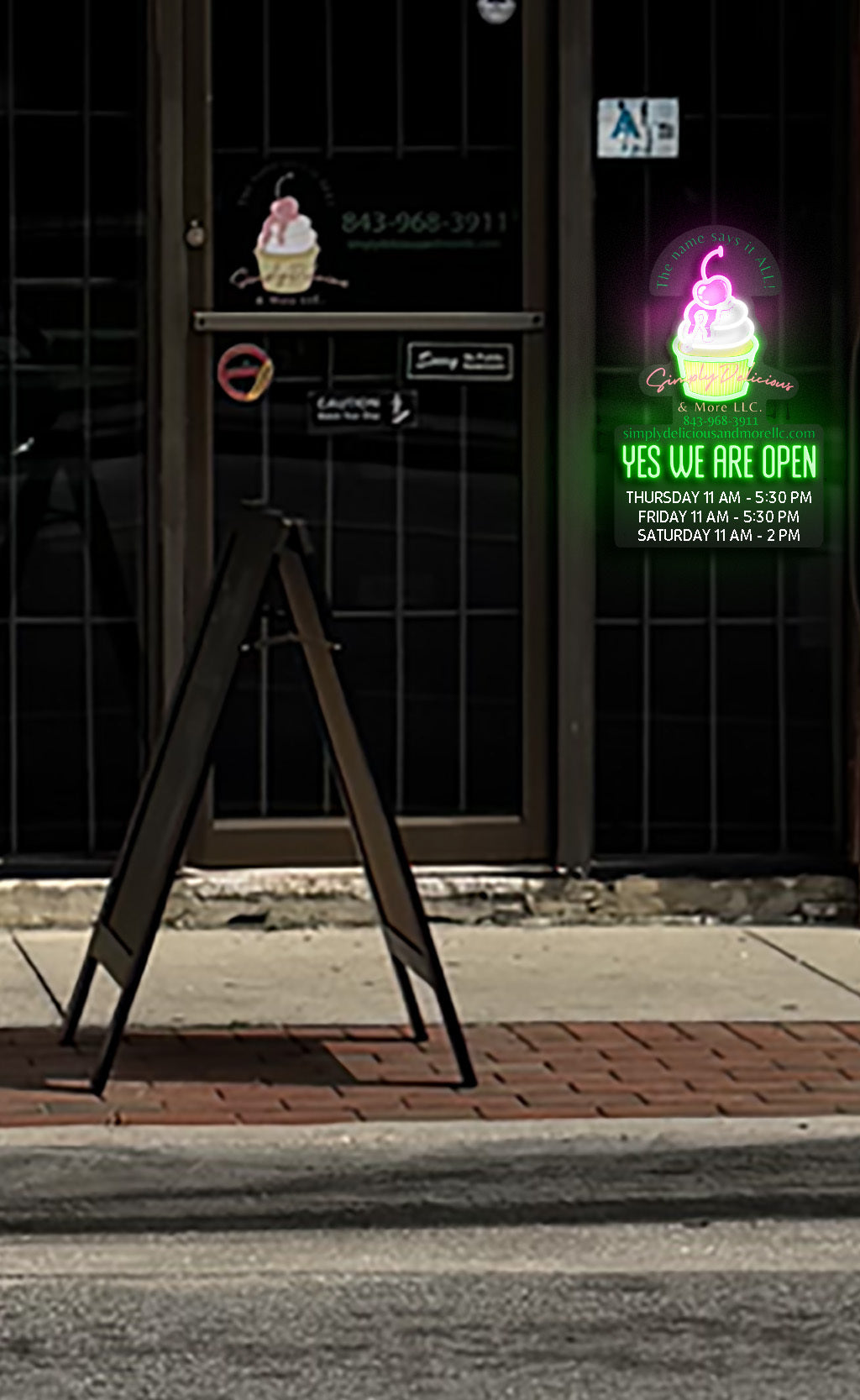 YES WE ARE OPEN | 2nd Version - Premium Neon Artwork