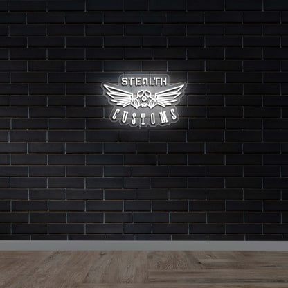 STEALTH CUSTOMS - Premium Neon Artwork
