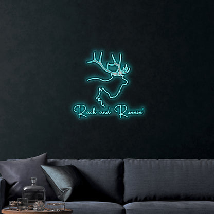 Rack and Runnin' – Premium Neon Artwork