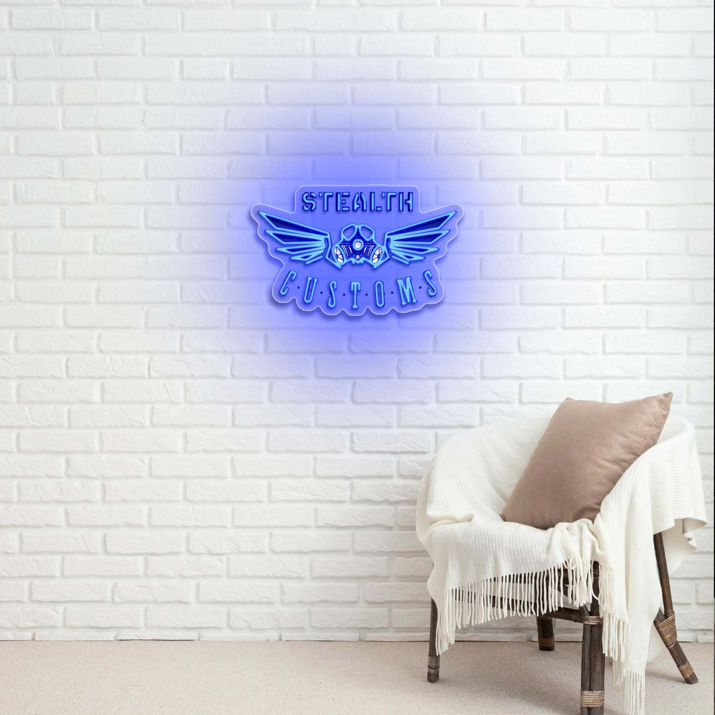 STEALTH CUSTOMS - Premium Neon Artwork