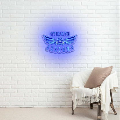 STEALTH CUSTOMS - Premium Neon Artwork