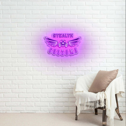 STEALTH CUSTOMS - Premium Neon Artwork