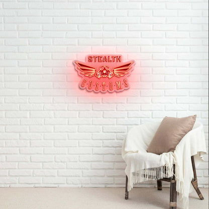 STEALTH CUSTOMS - Premium Neon Artwork