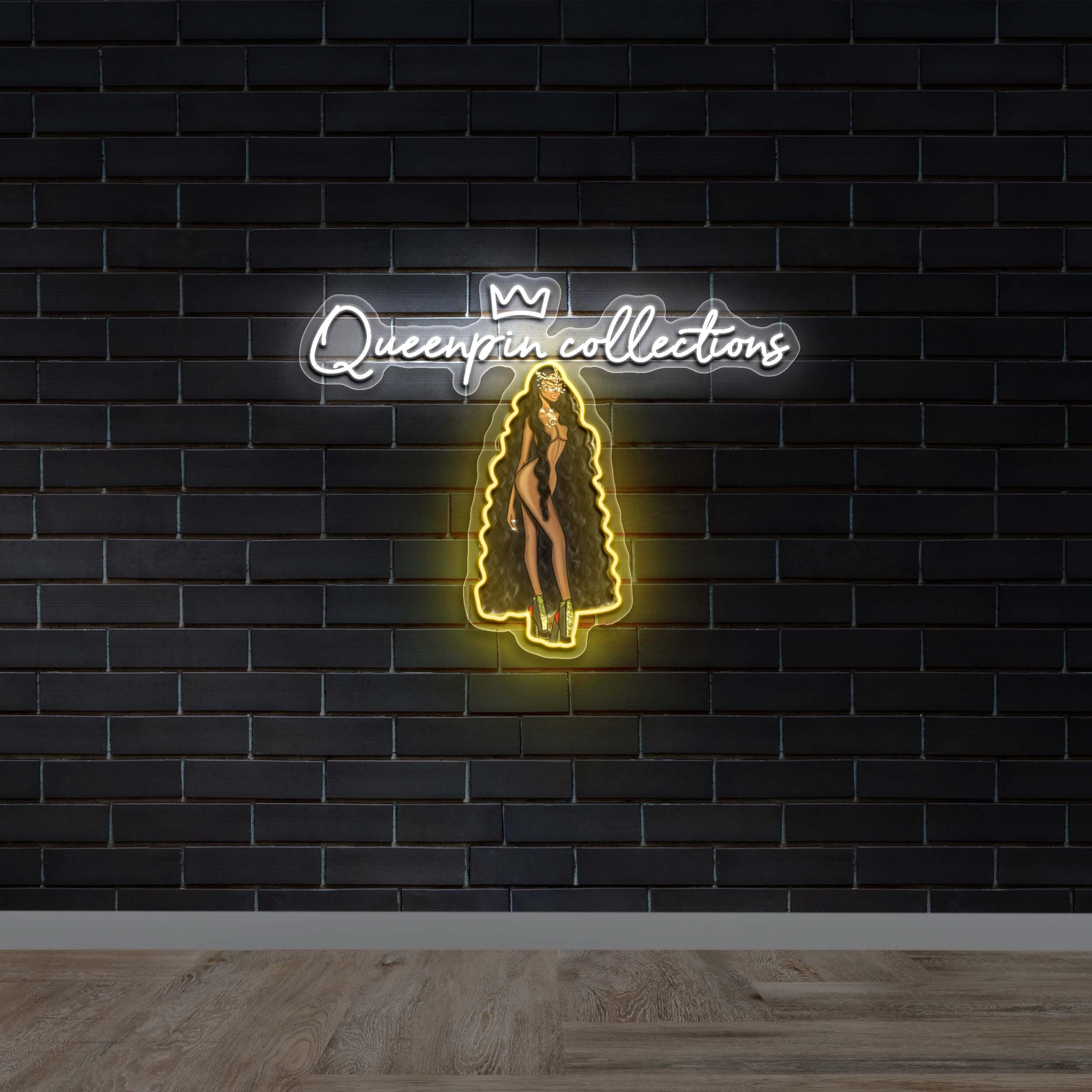 Queenpin Collections | 3rd version - Premium Neon Artwork
