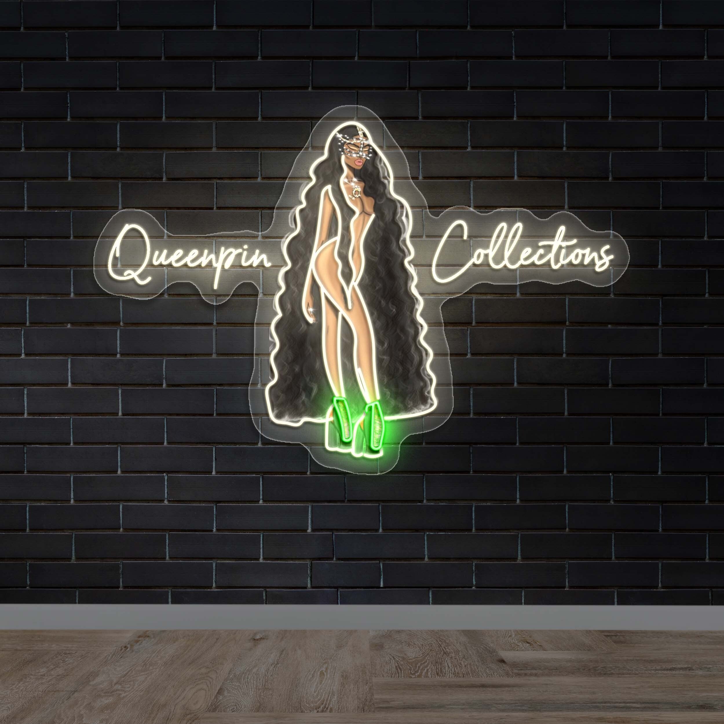 Queenpin Collections | 2nd Version - Premium Neon Artwork