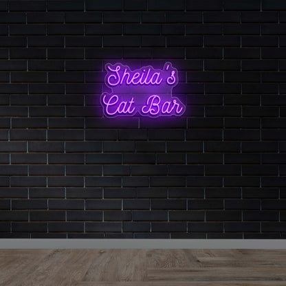 Sheila's Cat Bar - Premium Neon Artwork