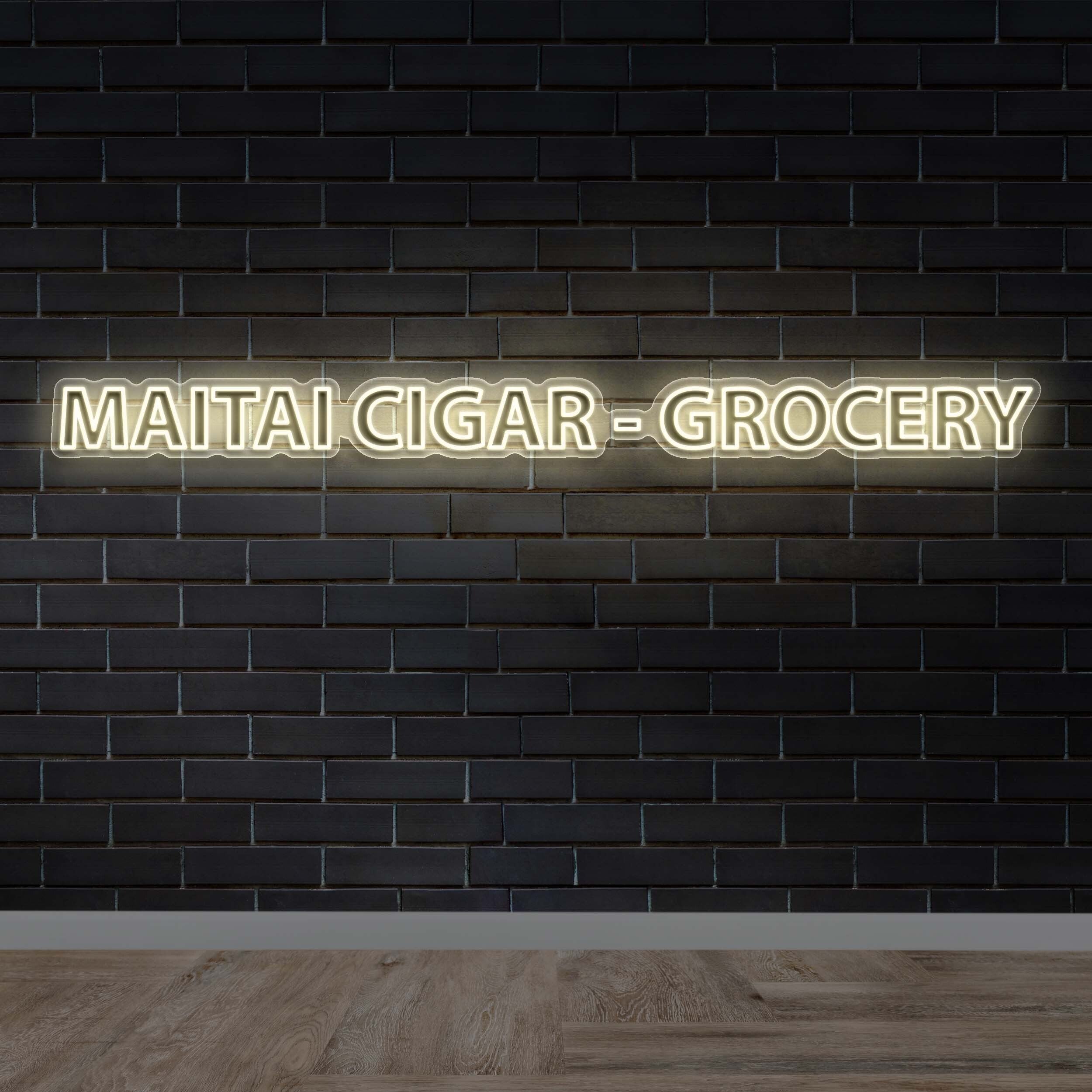 MAITAI CIGAR - GROCERY - Premium Neon Artwork