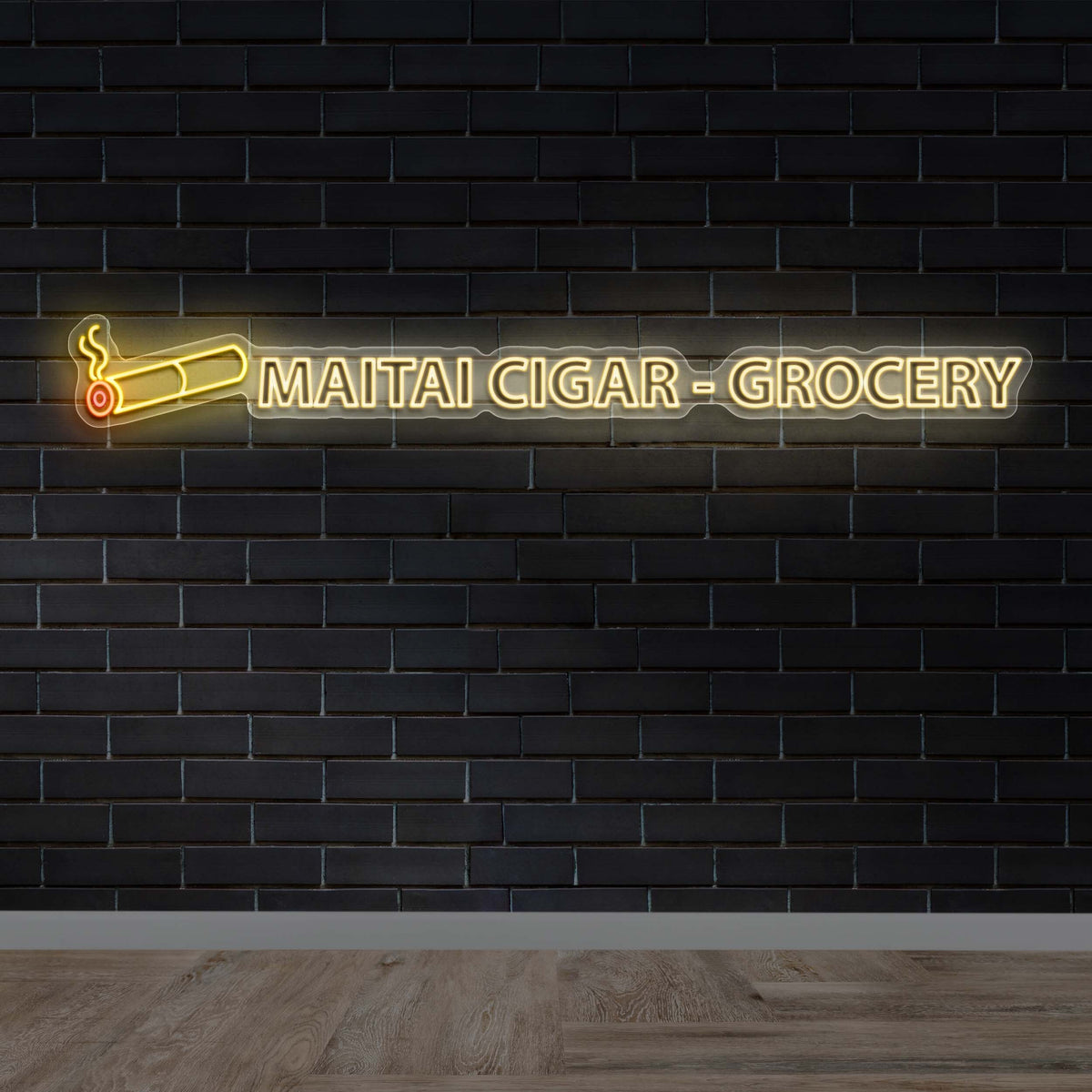 MAITAI CIGAR - GROCERY (version 3) - Premium Neon Artwork