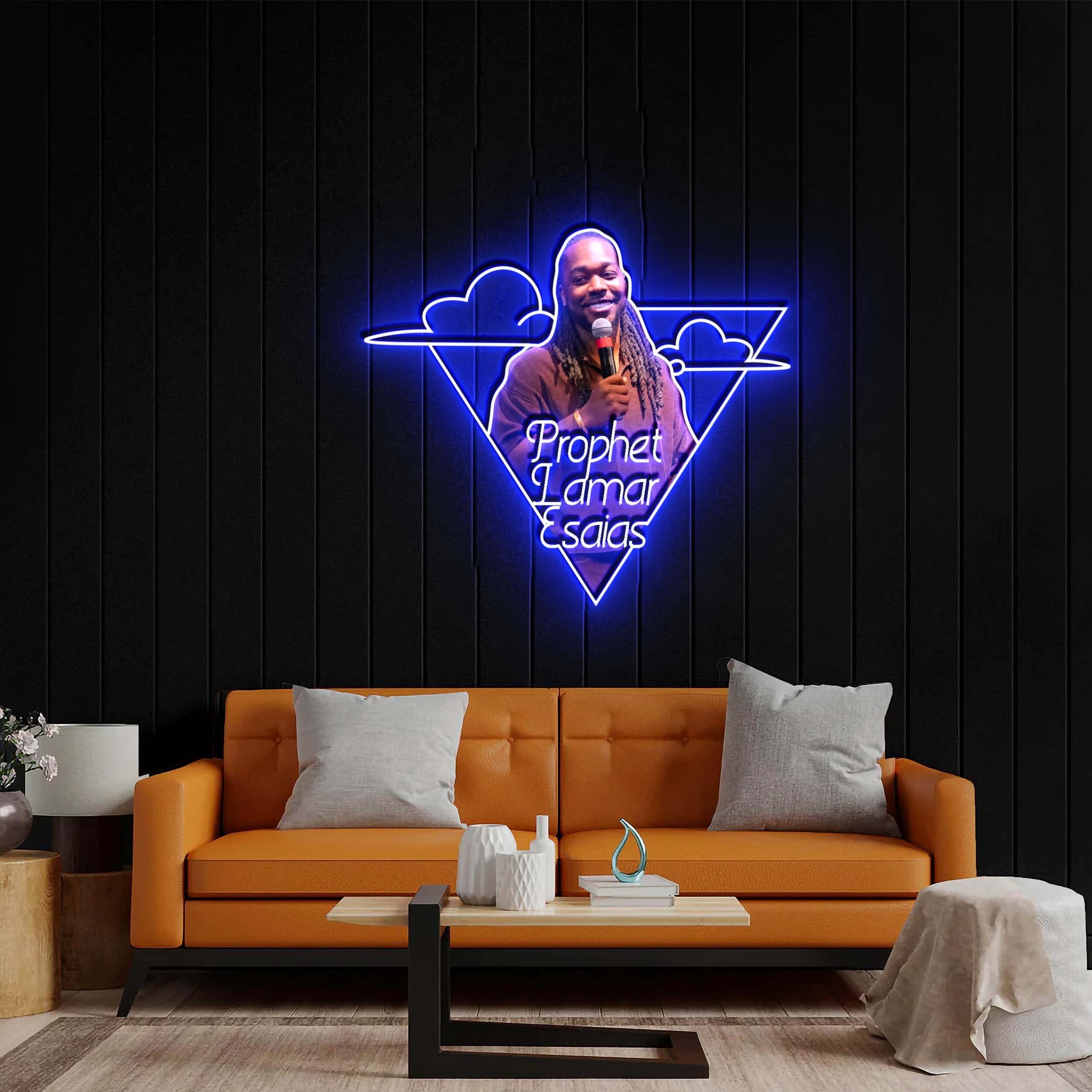 Prophet Lamar Esaias - Premium Neon Artwork