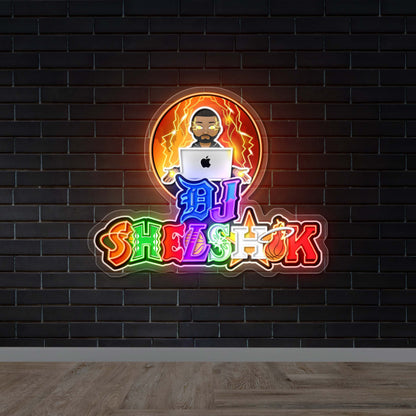 DJ SHELSHOK - Premium Neon Artwork
