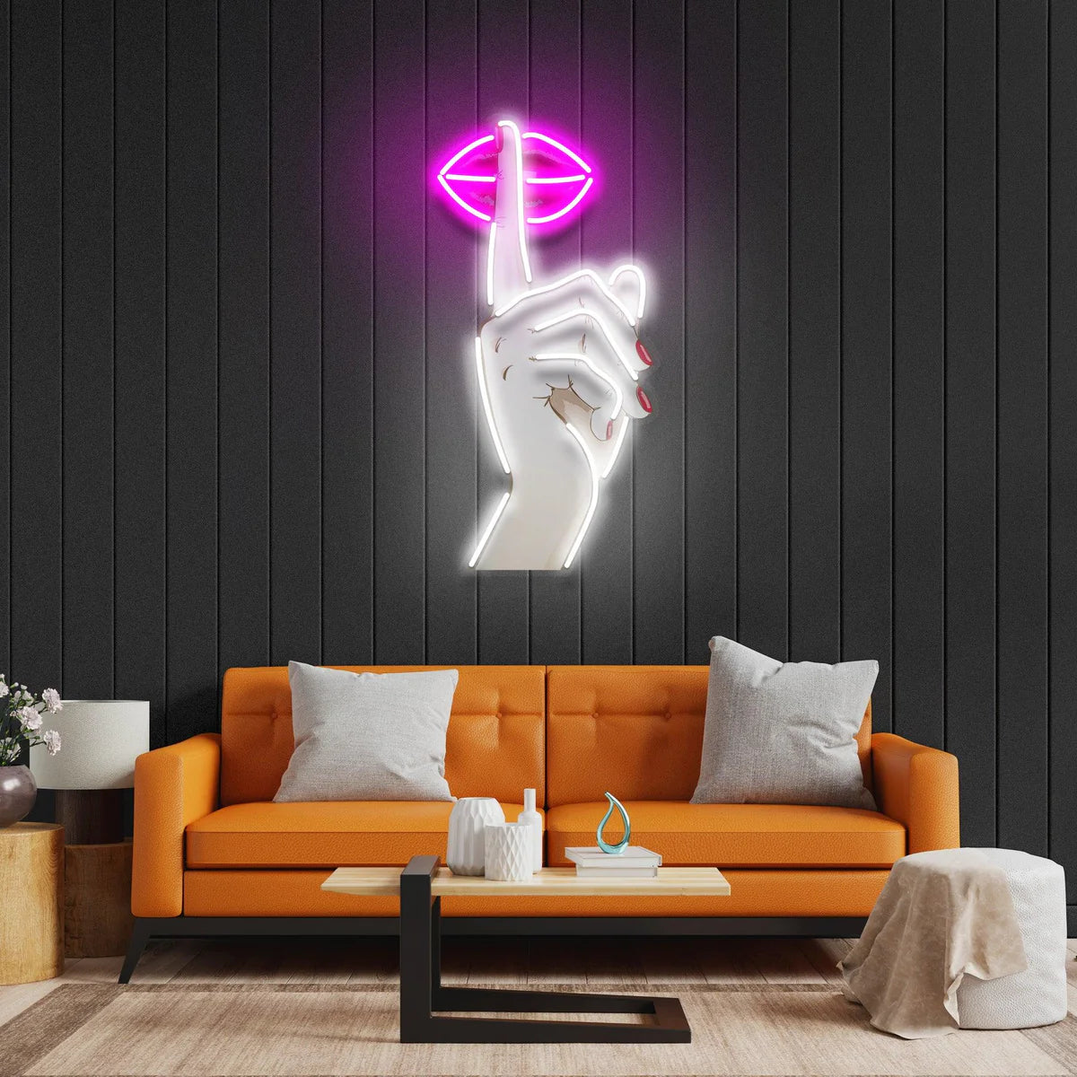 SHHH! - Premium Neon Artwork