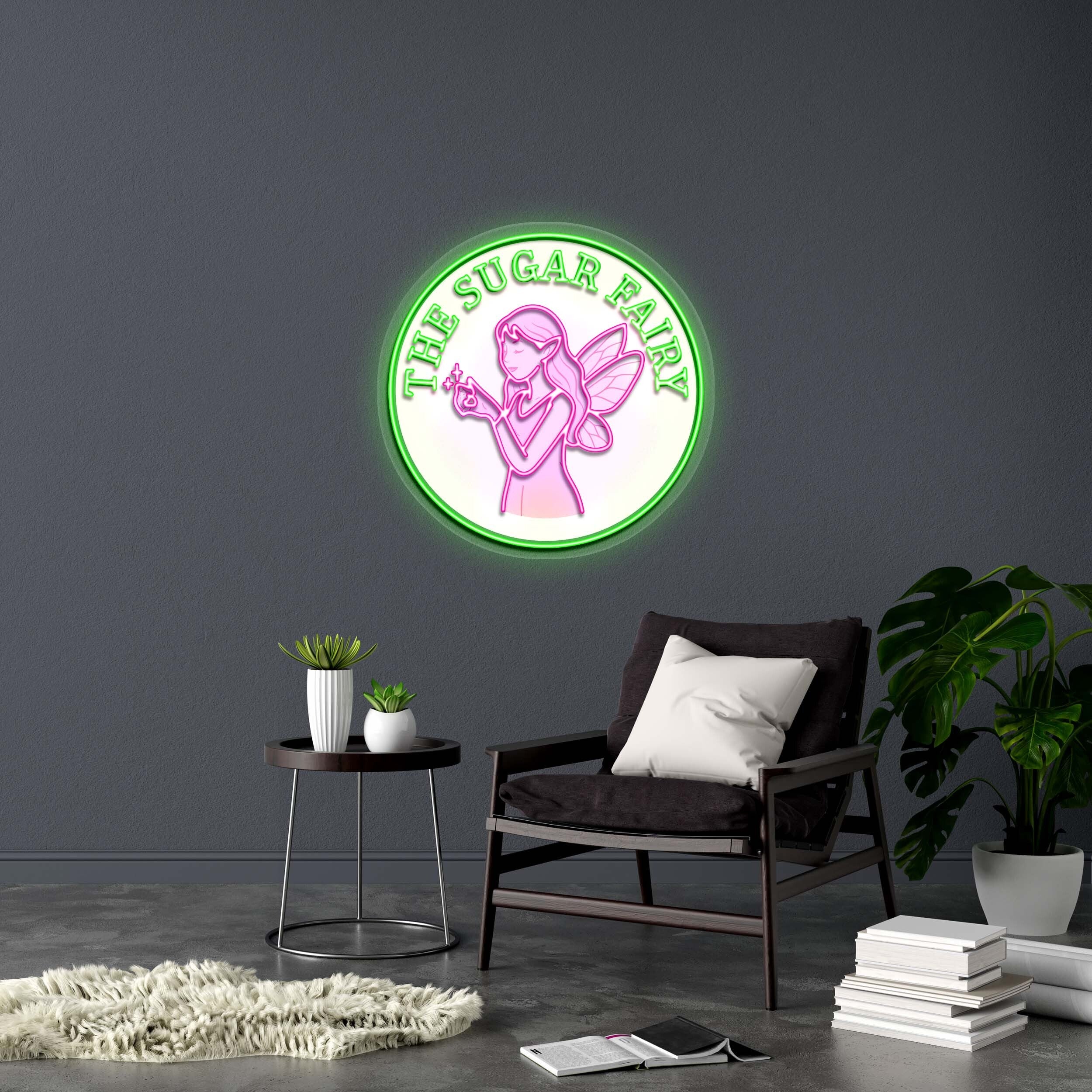 THE SUGAR FAIRY - Premium Neon Artwork