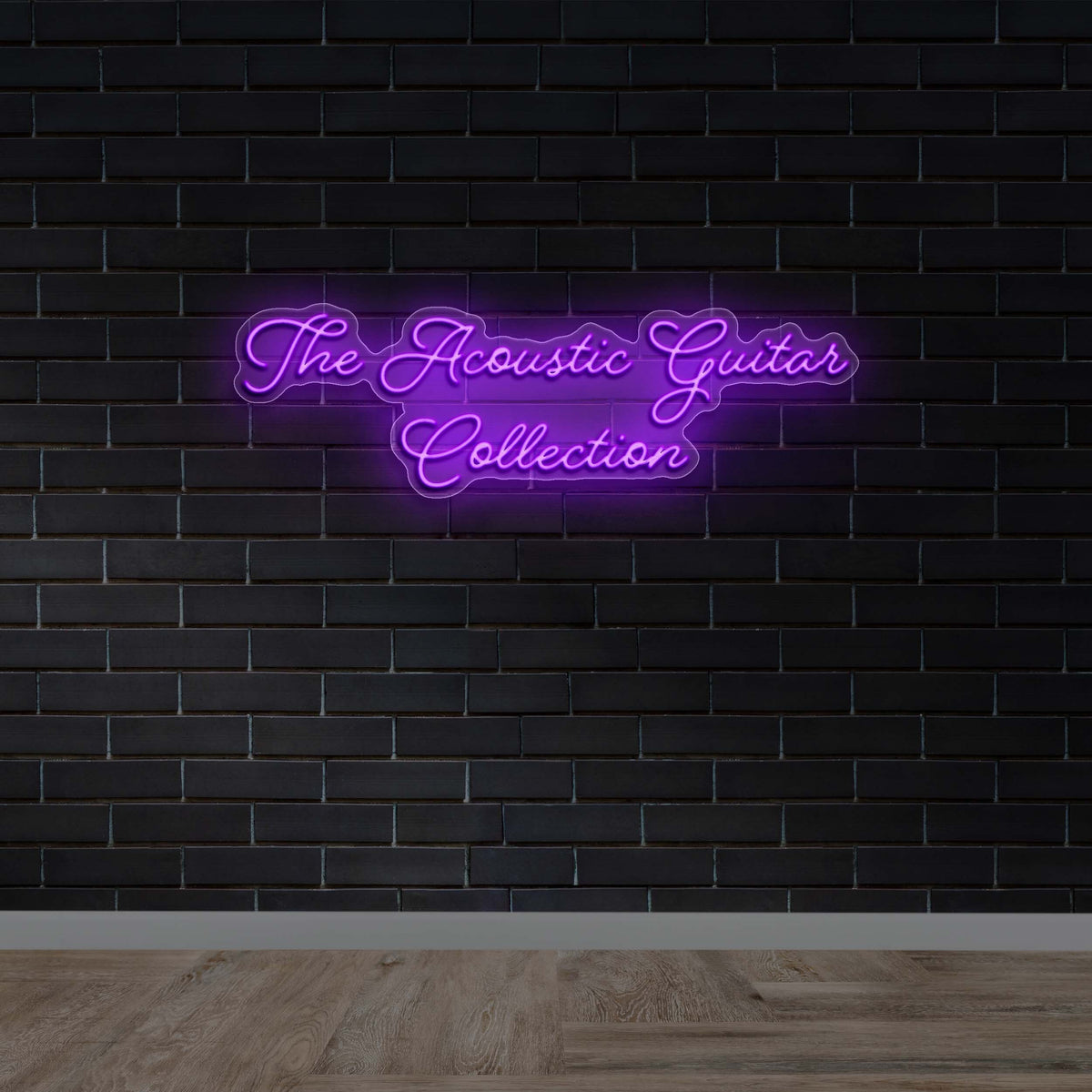 The Acoustic Guitar Collection - Premium Neon Artwork