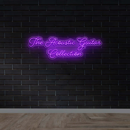 The Acoustic Guitar Collection - Premium Neon Artwork