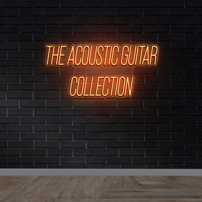 The Acoustic Guitar Collection | 2nd Version - Premium Neon Artwork