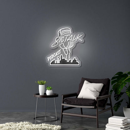 81G TALK PODCAST - Premium Neon Artwork