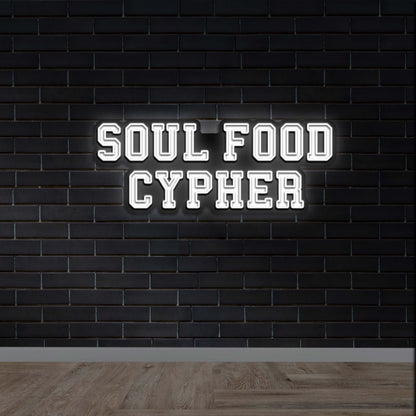 SOUL FOOD CYPHER - Premium Neon Artwork