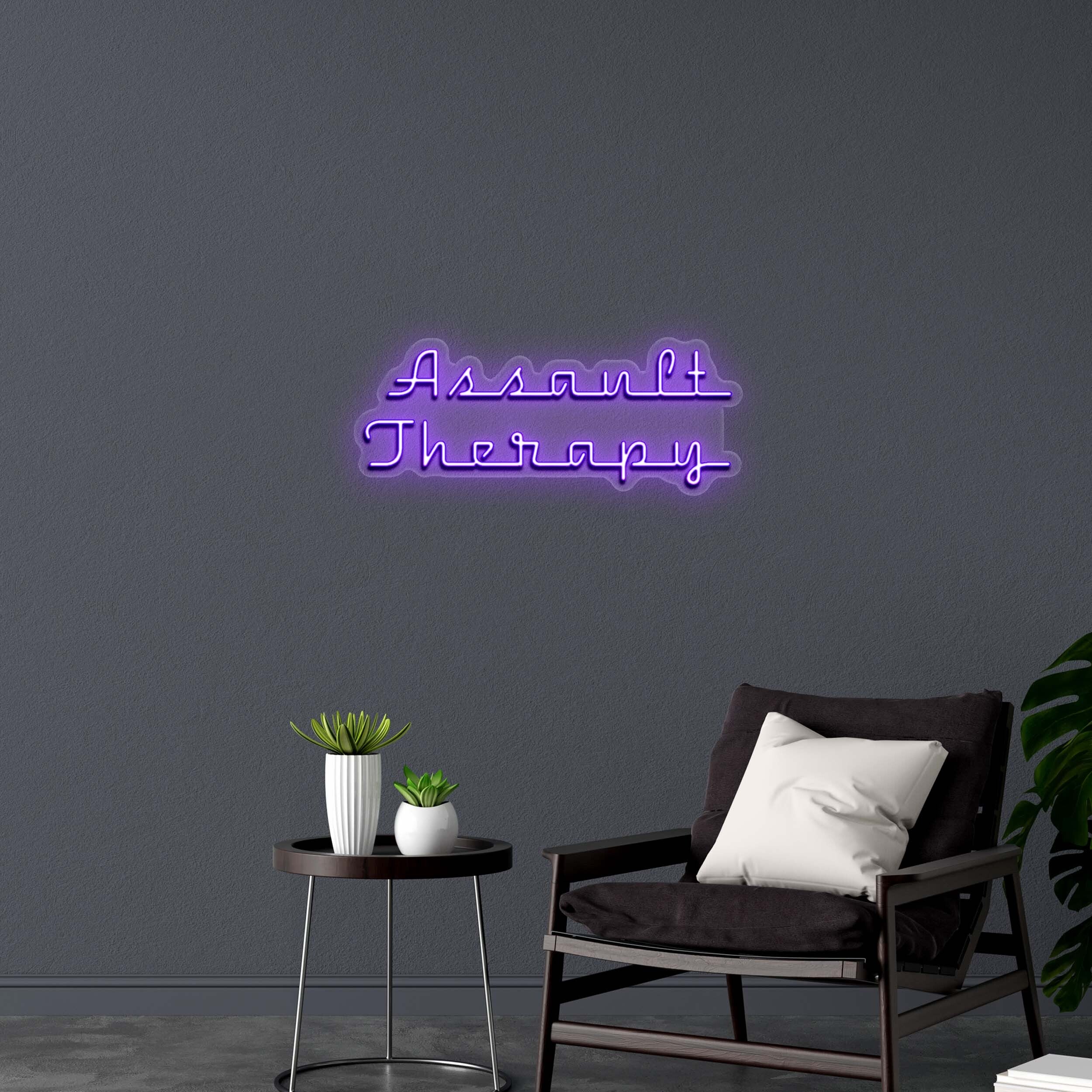 Assault Therapy - Premium Neon Artwork