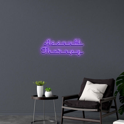 Assault Therapy - Premium Neon Artwork