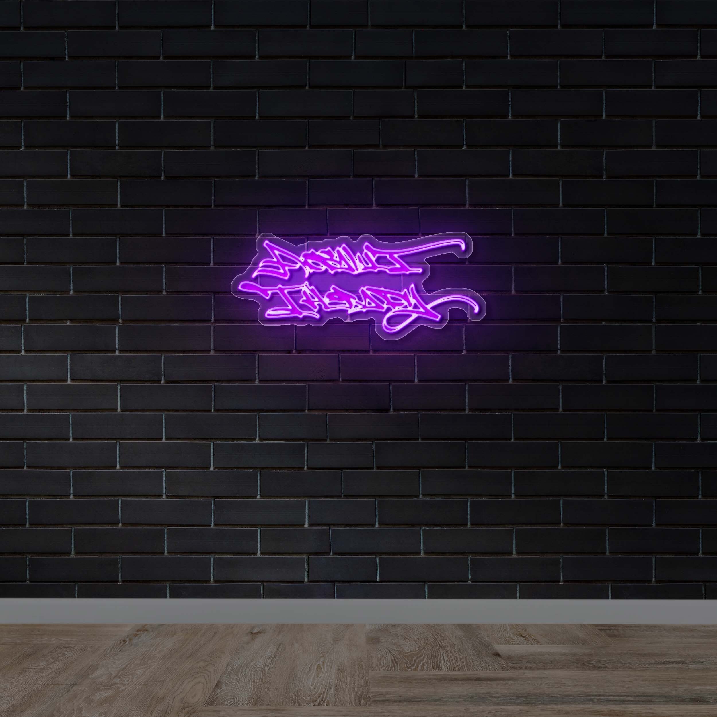 Assault Therapy (Fat Wandals font) - Premium Neon Artwork