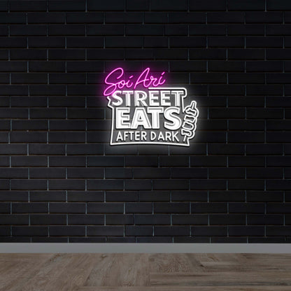 STREET EATS AFTER DARK - Premium Neon Artwork
