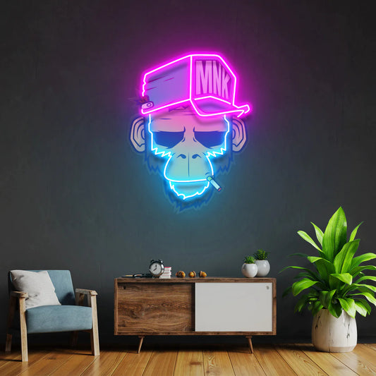 Cool Ape - Premium Neon Artwork