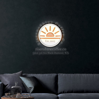 riseshinecoffee.co – Premium Neon Artwork