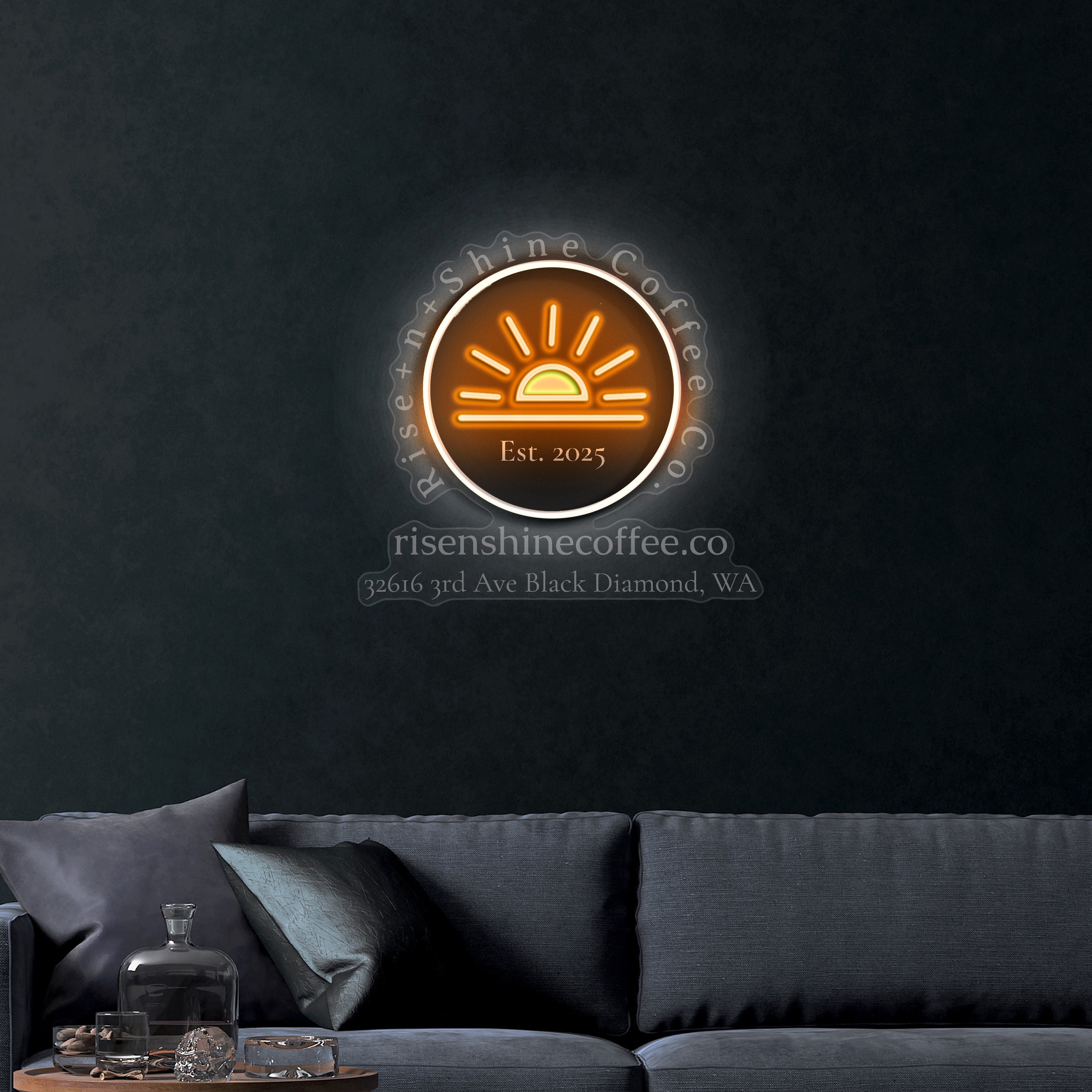 riseshinecoffee.co – Premium Neon Artwork