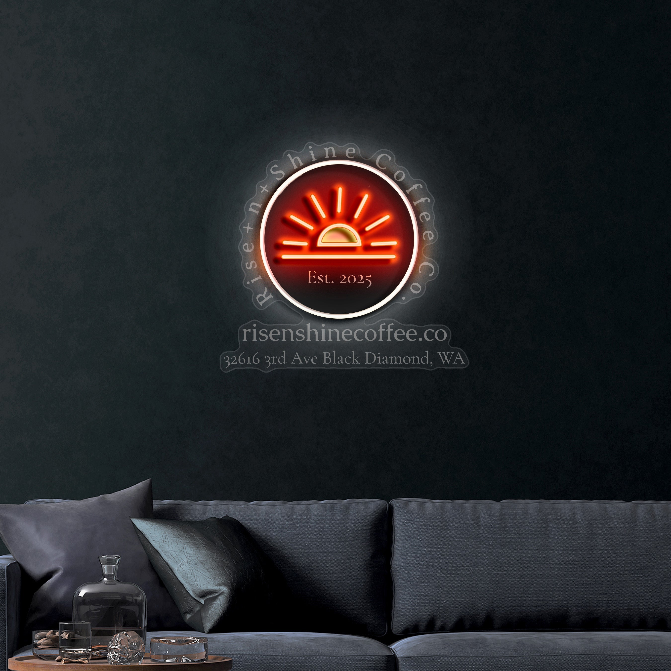 riseshinecoffee.co – Premium Neon Artwork