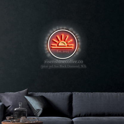 riseshinecoffee.co – Premium Neon Artwork
