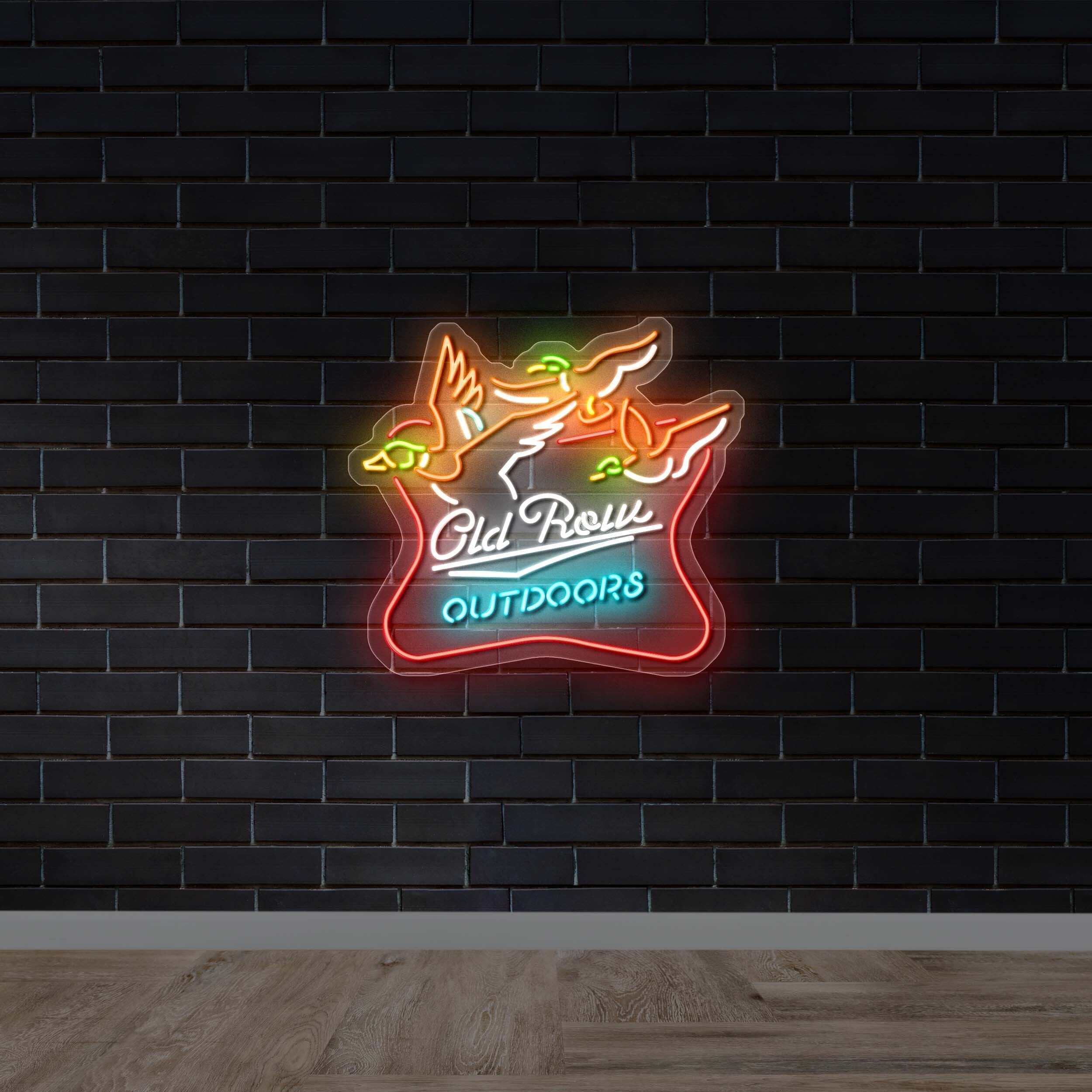 Old Row - Premium Neon Artwork