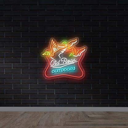 Old Row - Premium Neon Artwork