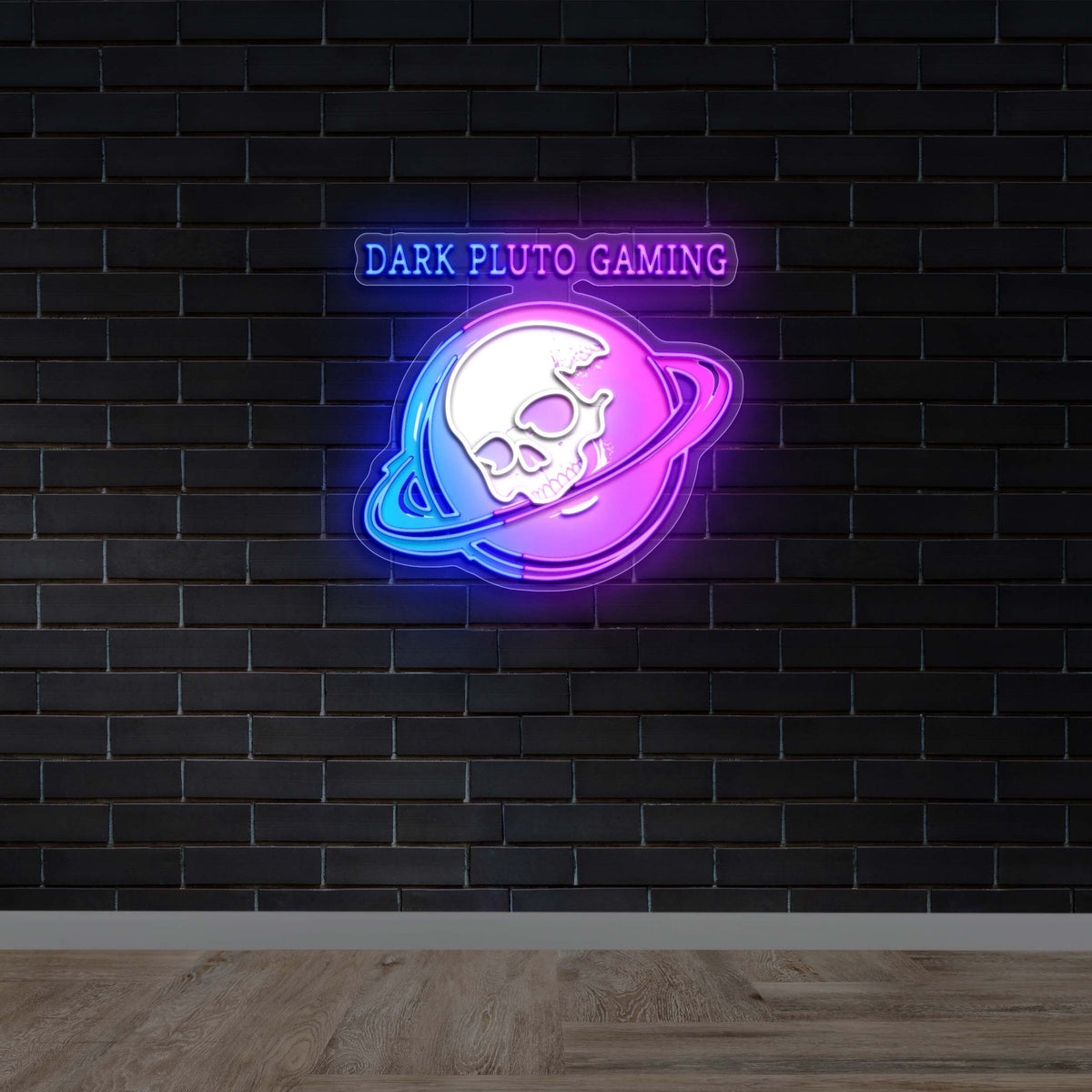 Dark Pluto Gaming - Premium Neon Artwork