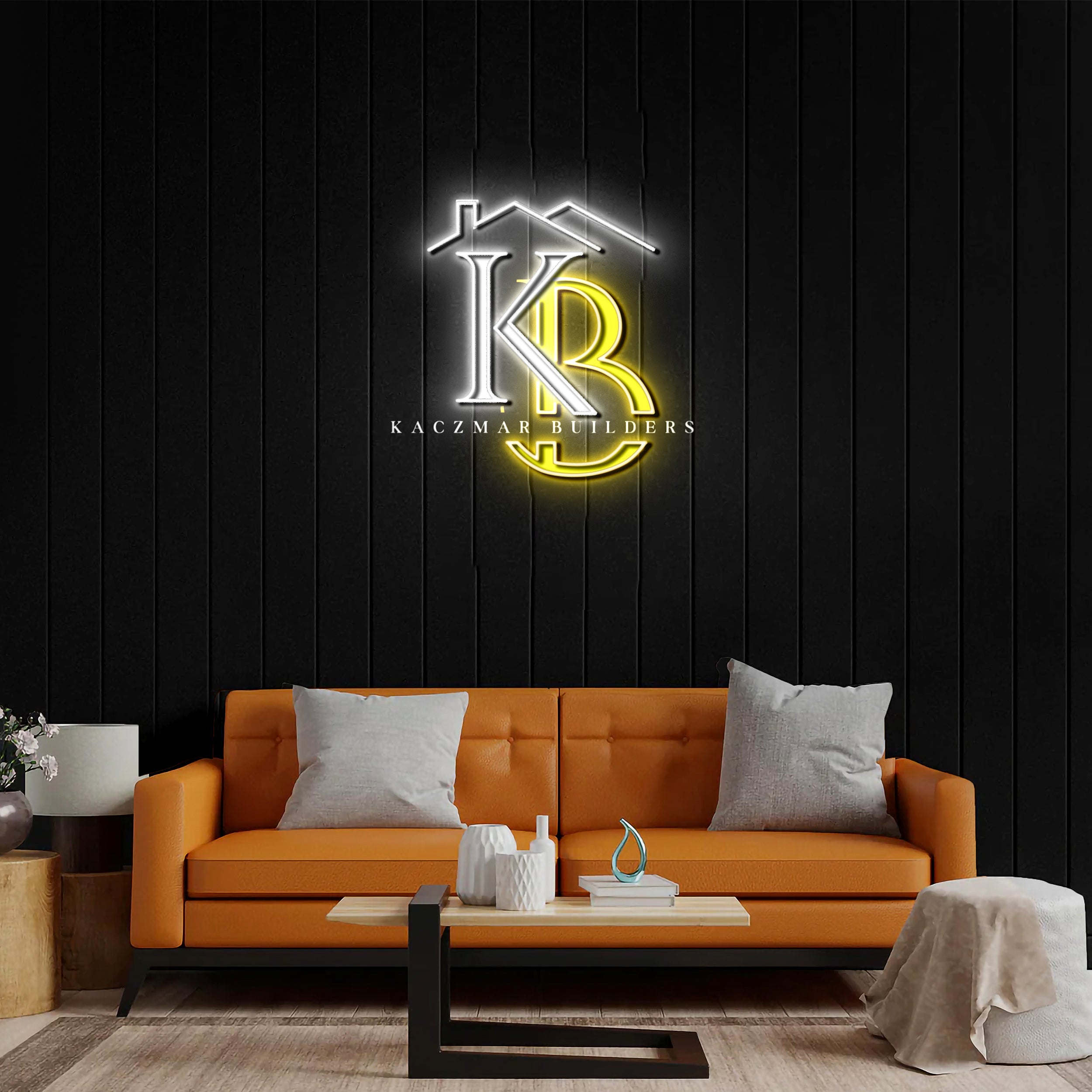 KACZMAR BUILDERS - Premium Neon Artwork