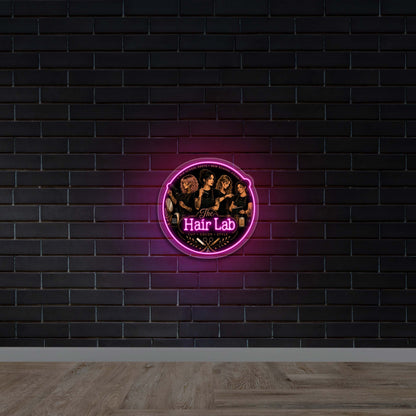 The Hair Lab - Premium Neon Artwork