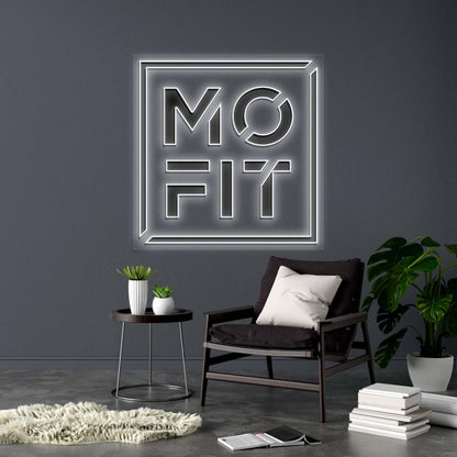 MO FIT - Premium Neon Artwork
