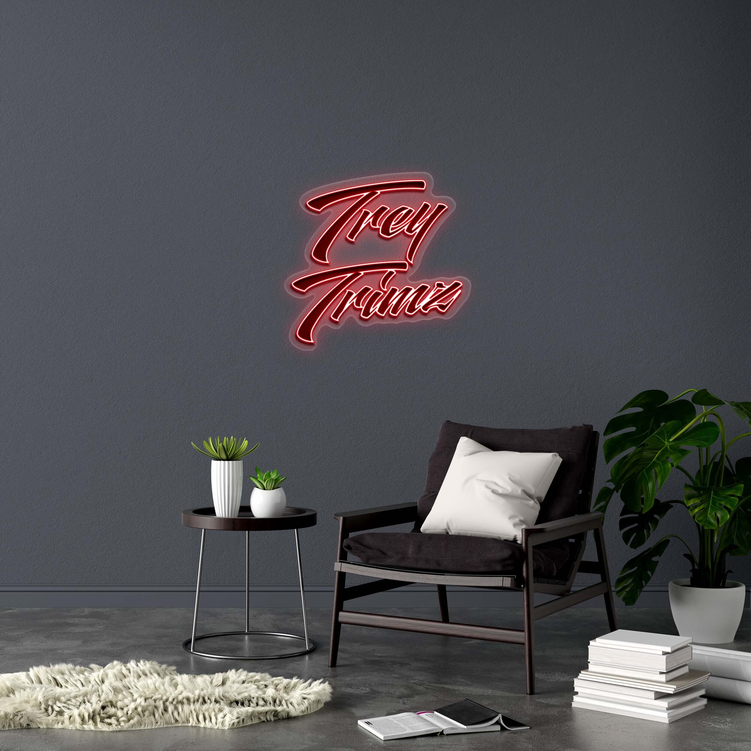 Trey Trimz - Premium Neon Artwork