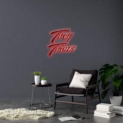 Trey Trimz - Premium Neon Artwork