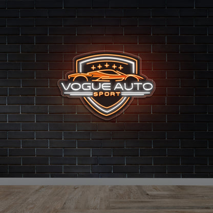 VOGUE AUTO - Premium Neon Artwork