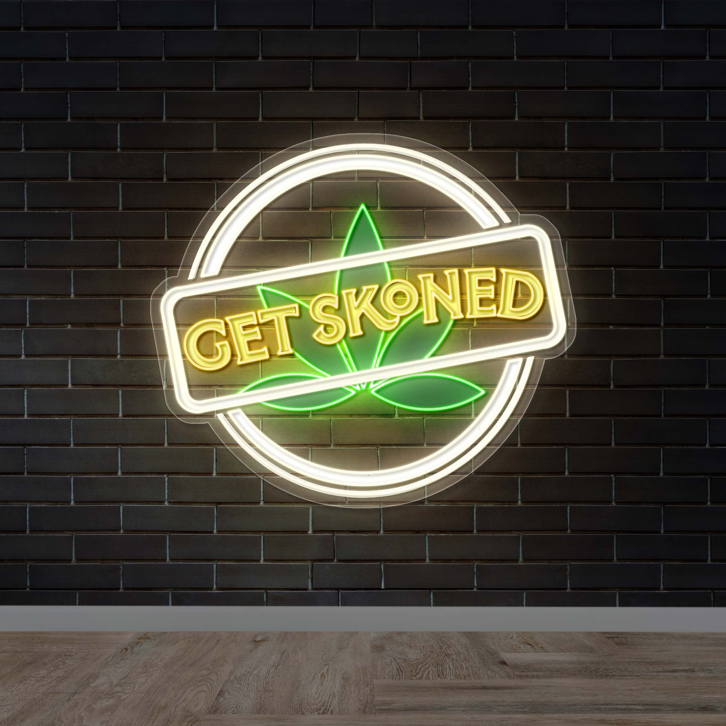 Get Skoned - Premium Neon Artwork