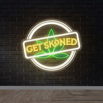 Get Skoned - Premium Neon Artwork