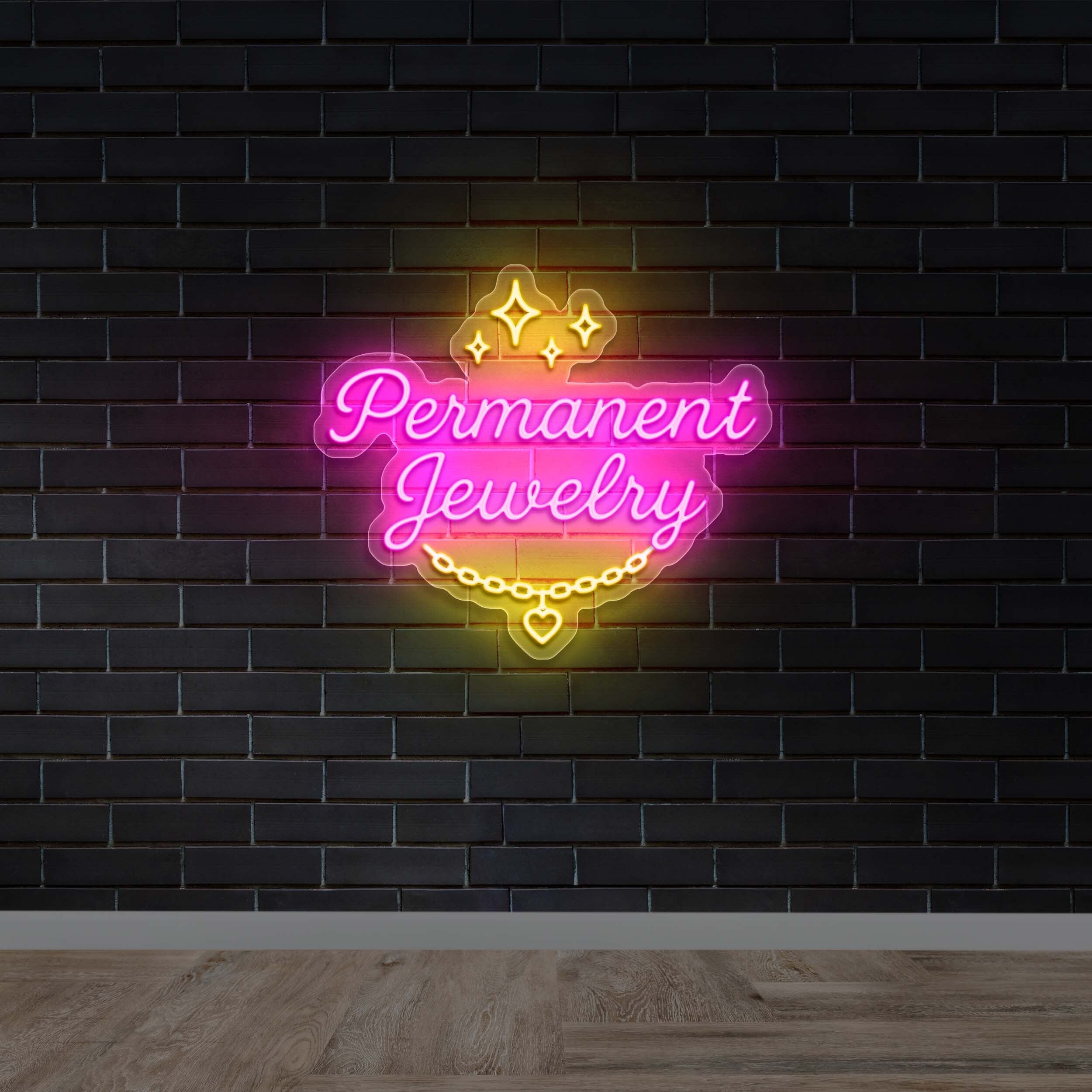 Permanent Jewelry - Premium Neon Artwork