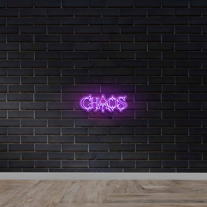 CHAOS - Premium Neon Artwork